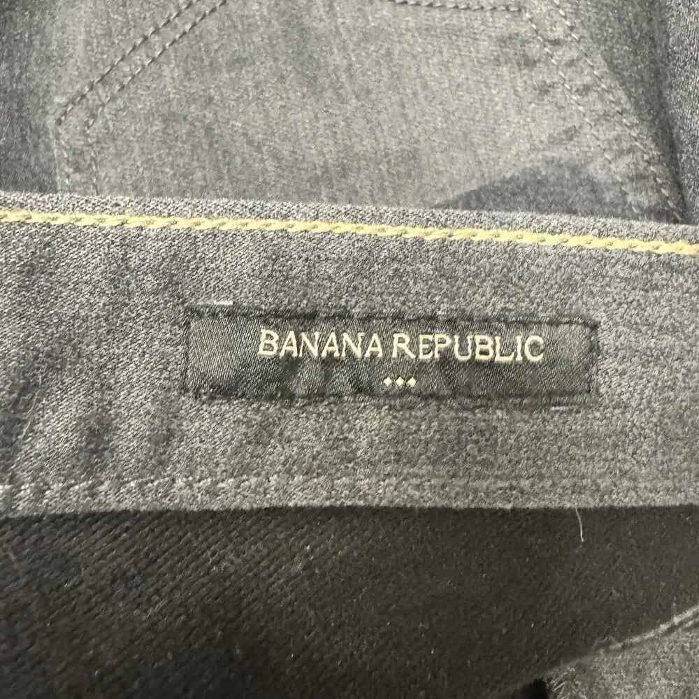 Banana Republic‎ Pants Mens 33x32 (34x30 ACTUAL) Washwell Travel Athletic Gray